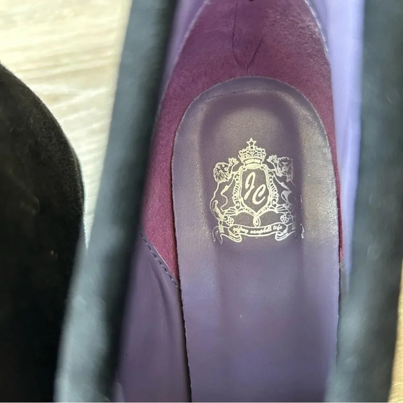 JC Jeffrey Campbell  Black Suede Heeled Ankle Boots - Picture 12 of 14